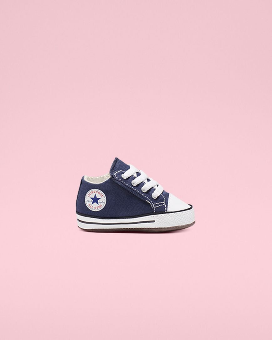 Tenisky Vysoke Converse Chuck Taylor All Star Cribster Easy-On Chlapcenske Námornícka Modrá Béžové Biele | SK LEPYX7